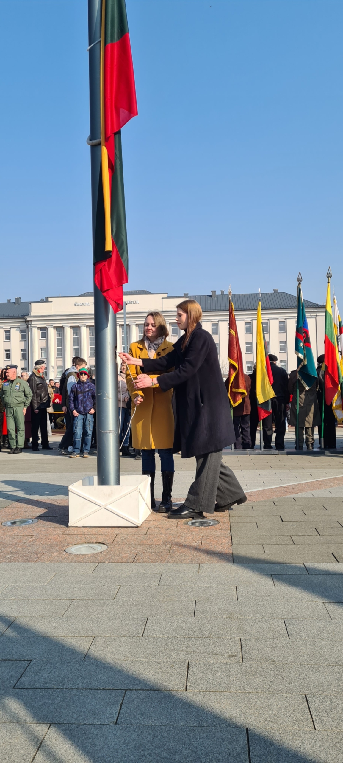 Iškilminga Lietuvos vėliavos pakėlimo ceremonija