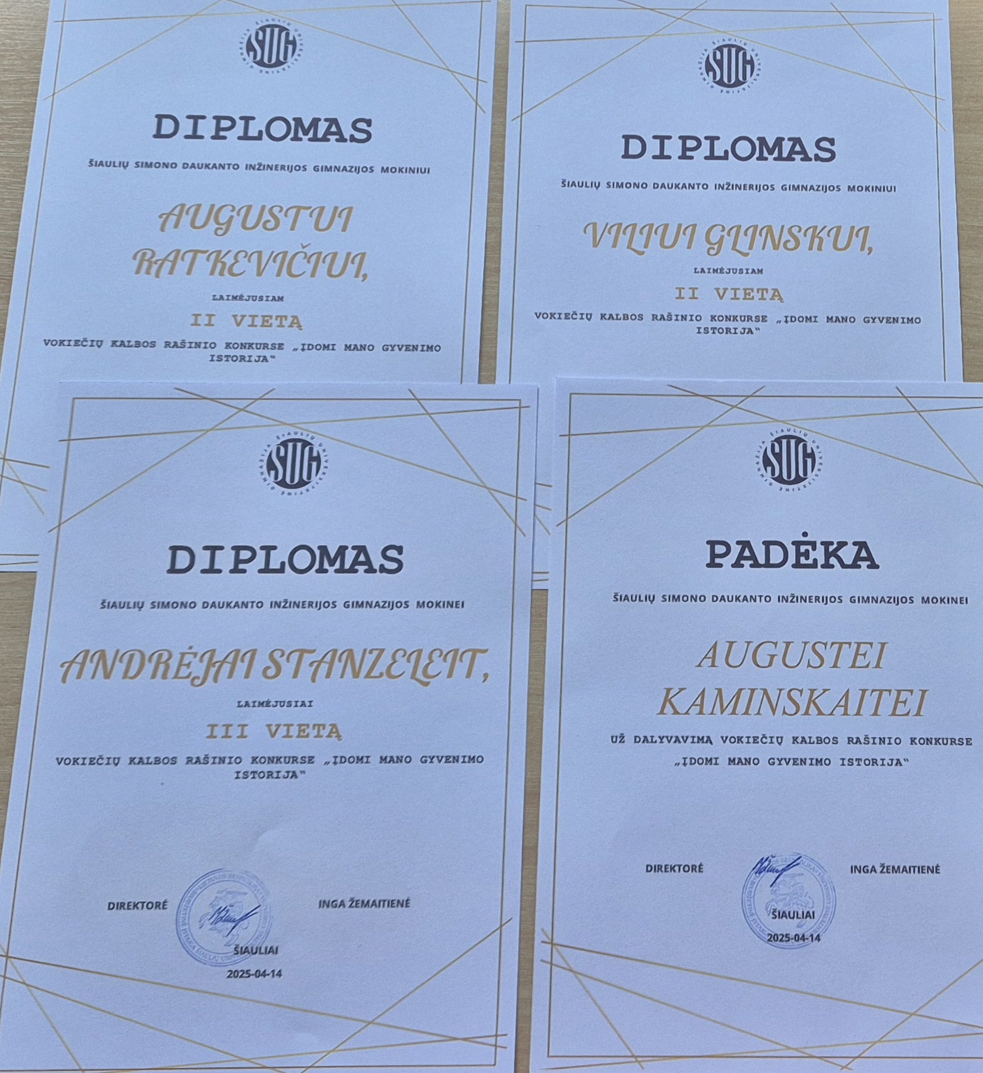 Vokiečių kalbos rašinio konkursas