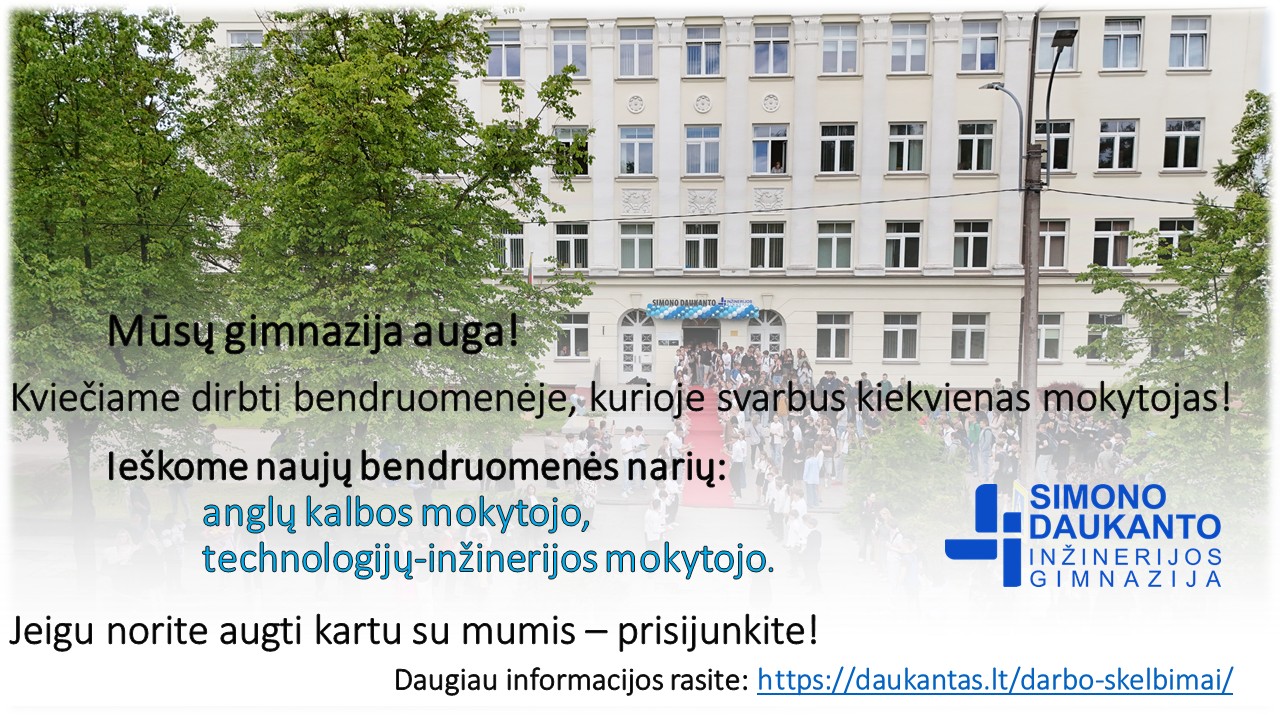 Kviečiame!