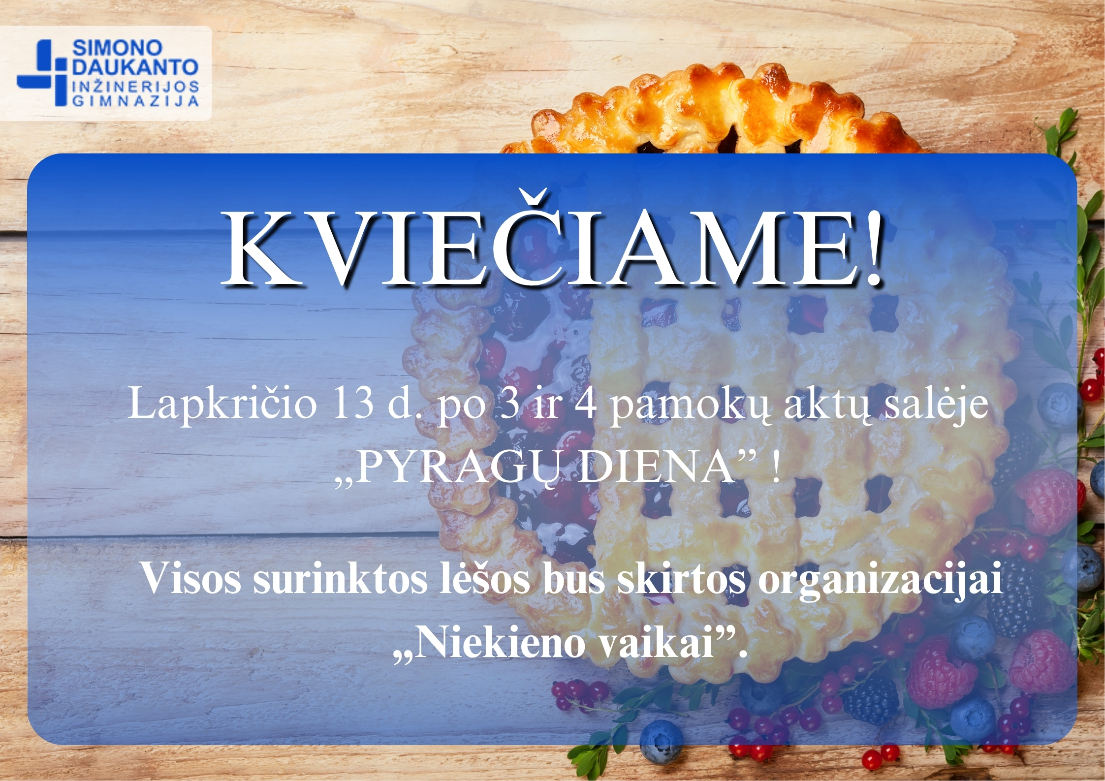 KVIEČIAME!