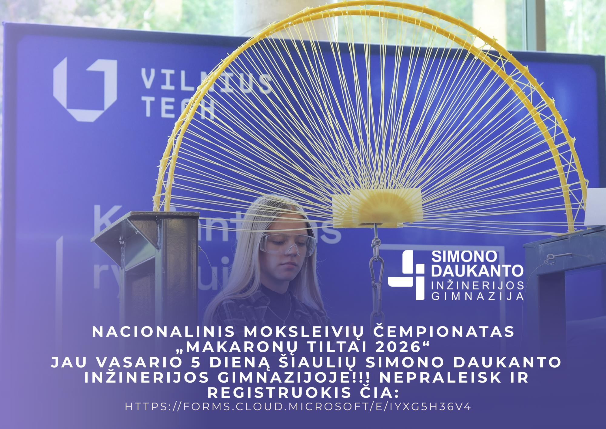 Makaronų tiltai 2026 čempionato vienintelis atrankų etapas Šiauliuose