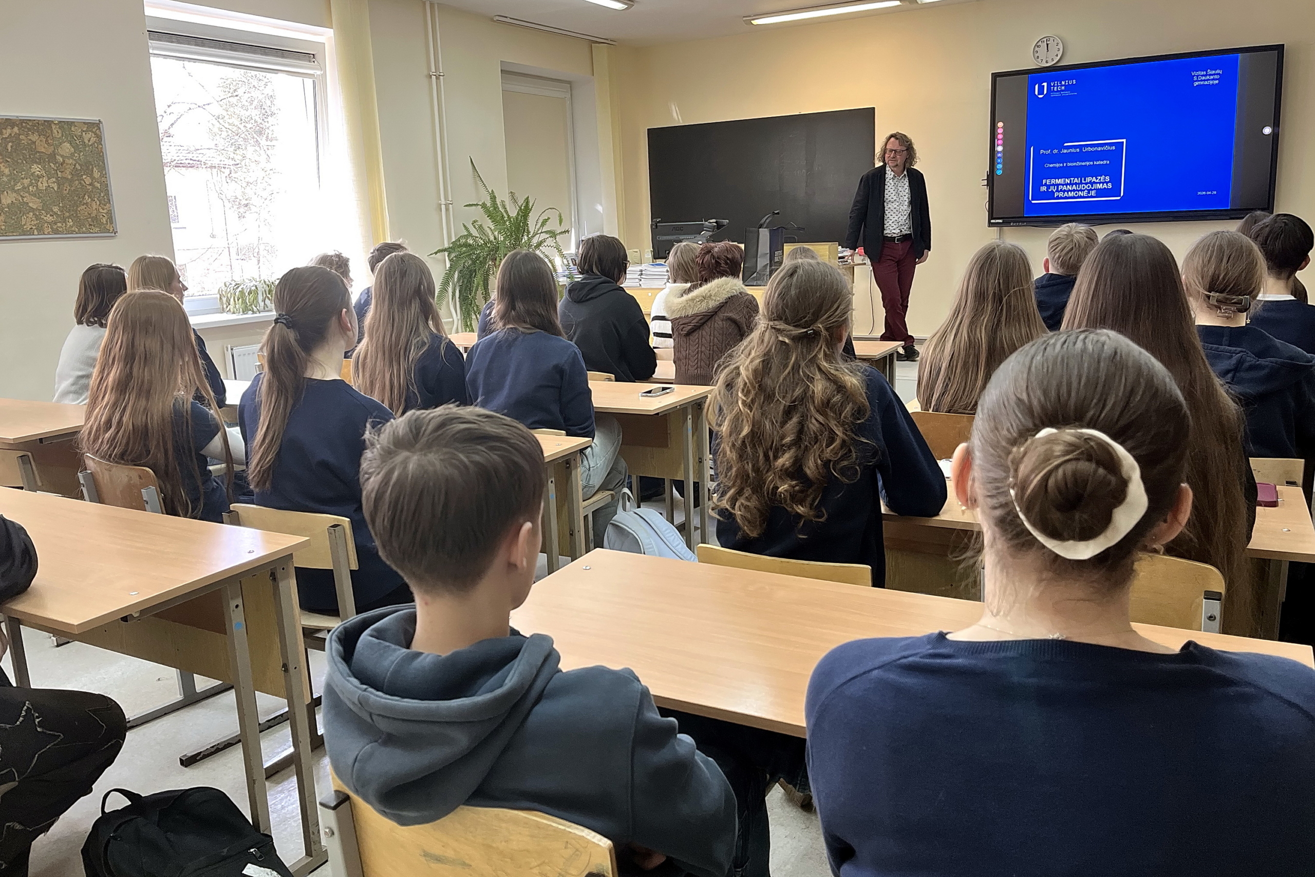 Mokslas gyvai: paskaitos apie bioinžineriją gimnazistams