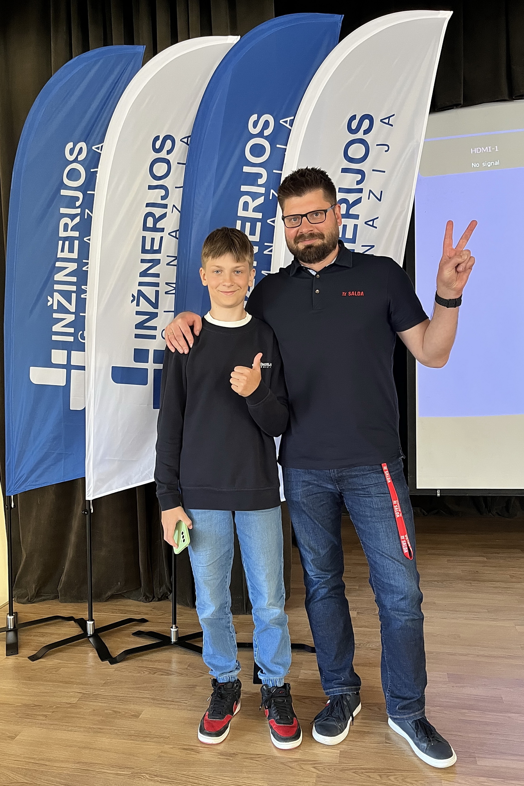 Kai tėvai tampa mokytojais: inžinieriai svečiavosi gimnazijoje